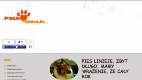 What Psiachata.pl website looked like in 2016 (8 years ago)