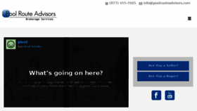 What Poolrouteadvisors.com website looked like in 2016 (8 years ago)