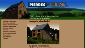What Pierres-et-terroir.be website looked like in 2016 (8 years ago)