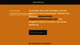 What Private-zusatzversicherungen.com website looked like in 2016 (8 years ago)