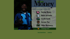 What Projectmoney.org website looked like in 2016 (8 years ago)