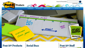 What Post-it.com.au website looked like in 2016 (8 years ago)