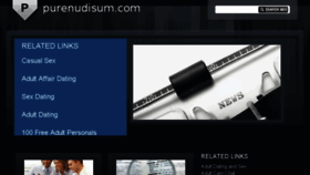 What Purenudisum.com website looked like in 2016 (8 years ago)
