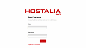 What Panel.hostalia.com website looked like in 2016 (8 years ago)