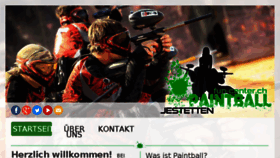 What Paintball-paradies.ch website looked like in 2016 (8 years ago)