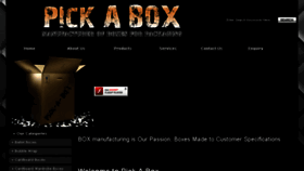 What Pickabox.co.za website looked like in 2016 (8 years ago)
