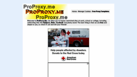 What Proproxy.me website looked like in 2016 (8 years ago)