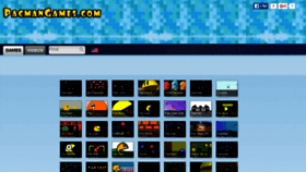 What Pacmangames.com website looked like in 2016 (8 years ago)