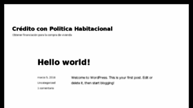 What Politicahabitacional.info website looked like in 2016 (8 years ago)