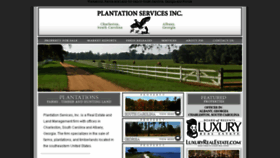 What Plantationservicesinc.com website looked like in 2016 (8 years ago)