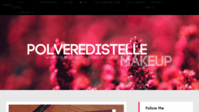 What Polveredistellemakeup.com website looked like in 2016 (8 years ago)