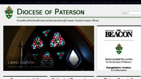 What Patersondiocese.org website looked like in 2016 (8 years ago)