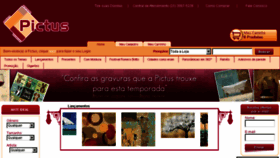 What Pictus.com.br website looked like in 2016 (8 years ago)