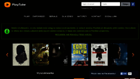 What Playtube.pl website looked like in 2016 (9 years ago)