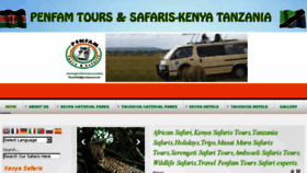 What Penfamtours.com website looked like in 2016 (8 years ago)