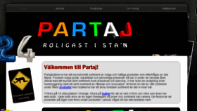 What Partaj.se website looked like in 2016 (8 years ago)