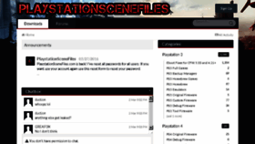 What Ps3scenefiles.com website looked like in 2016 (8 years ago)