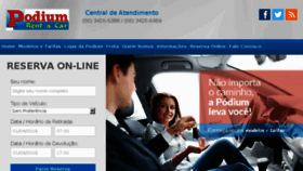 What Podiumrentacar.com.br website looked like in 2016 (8 years ago)
