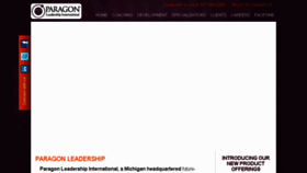 What Paragon-lead.com website looked like in 2016 (8 years ago)