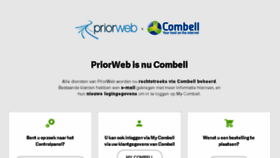 What Priorweb.com website looked like in 2016 (8 years ago)