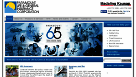 What Paramount.com.ph website looked like in 2016 (8 years ago)
