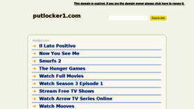 What Putlocker1.com website looked like in 2016 (8 years ago)