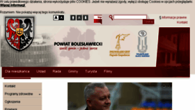 What Powiatboleslawiecki.pl website looked like in 2016 (8 years ago)