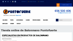 What Puntofuerte.es website looked like in 2016 (8 years ago)