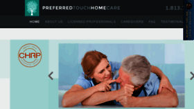 What Preferredtouchcare.com website looked like in 2016 (8 years ago)