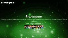 What Picstagram.com website looked like in 2016 (8 years ago)