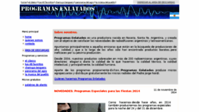 What Programasenlatados.com.ar website looked like in 2016 (8 years ago)