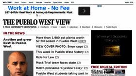 What Pueblowestview.com website looked like in 2016 (8 years ago)