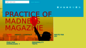 What Practiceofmadness.com website looked like in 2016 (8 years ago)