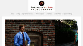 What Portraitsbyrod.com website looked like in 2016 (8 years ago)
