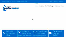 What Perfectwater.co.za website looked like in 2016 (8 years ago)