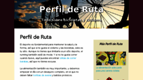 What Perfilderuta.es website looked like in 2016 (8 years ago)