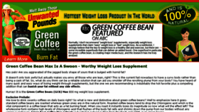 What Purecoffeebeanmax.com website looked like in 2016 (8 years ago)