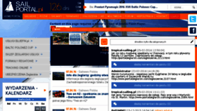 What Portalzeglarski.com website looked like in 2016 (8 years ago)