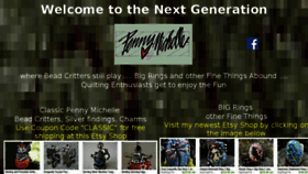 What Pennymichelle.com website looked like in 2016 (8 years ago)