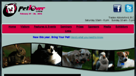 What Petlovershow.ca website looked like in 2016 (8 years ago)