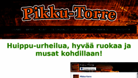 What Pikkutorre.fi website looked like in 2016 (8 years ago)