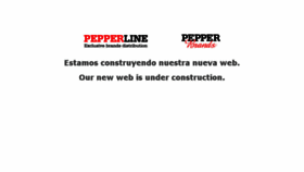 What Pepperline.com website looked like in 2016 (8 years ago)