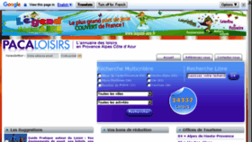 What Pacaloisirs.com website looked like in 2016 (8 years ago)