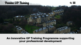 What Pennine-gp-training.co.uk website looked like in 2016 (8 years ago)