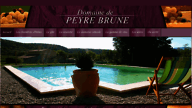 What Peyrebrune.com website looked like in 2016 (8 years ago)