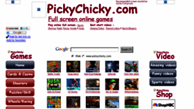What Pickychicky.com website looked like in 2016 (8 years ago)