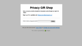 What Privacygiftshop.com website looked like in 2016 (8 years ago)