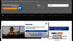 What Pharostribune.com website looked like in 2016 (8 years ago)