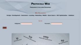 What Protocolliweb.com website looked like in 2016 (8 years ago)