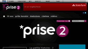 What Prise2.tv website looked like in 2016 (8 years ago)